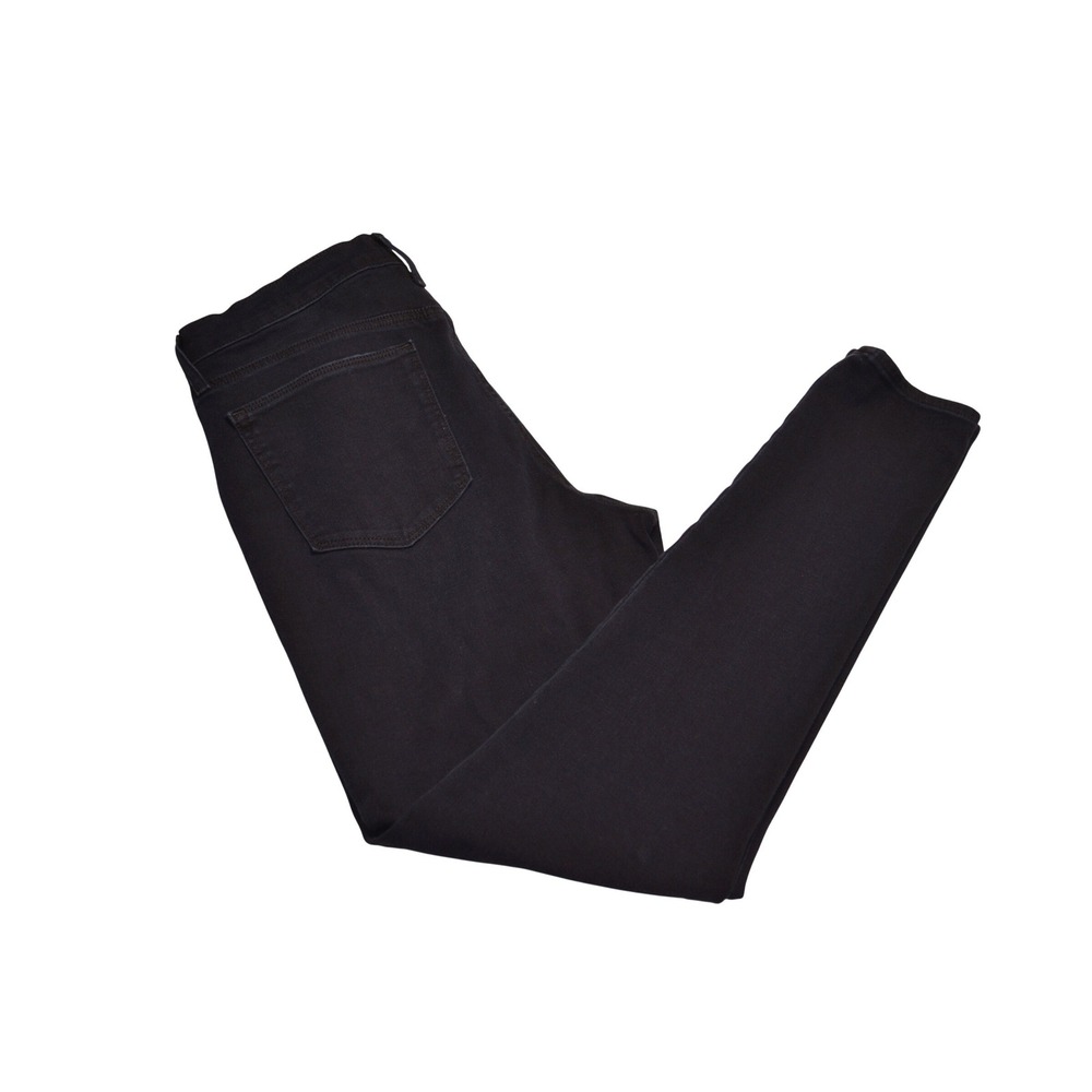 Gap True Skinny Jeans Womens 32 Long Black Excellent High Rise Stretch Denim